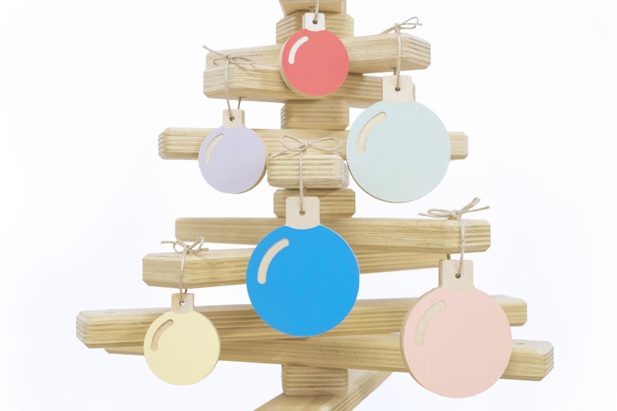 Christmas Tree Hanging Baubles Set