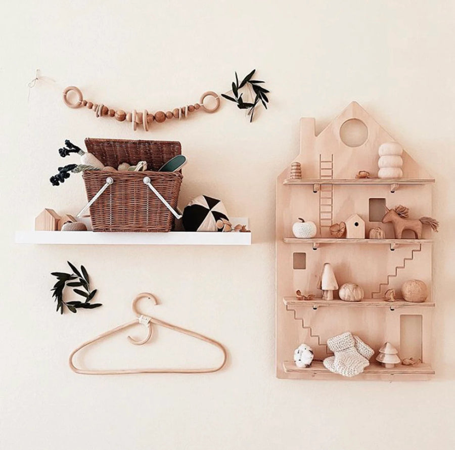 Play House Shelf – Wooden Hanging Wall Shelves