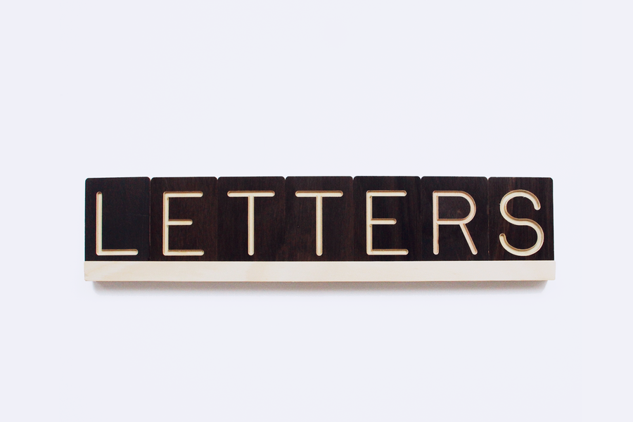 Sliding Letter Board – Wooden Message Boards – OneTwoTree